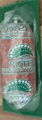 Puten zwiebelmettwurst front packaging