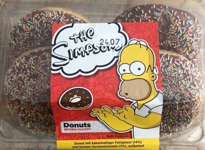 The simpsons Donut front packaging
