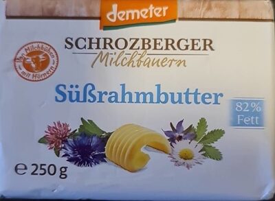 Süßrahmbutter Schrozberger milchbauern