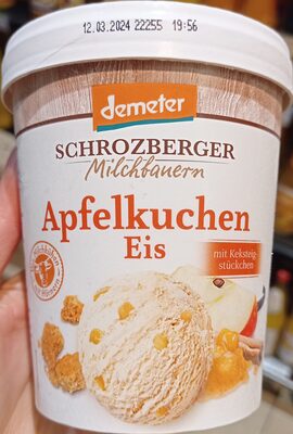 Apfelkuchen Eis