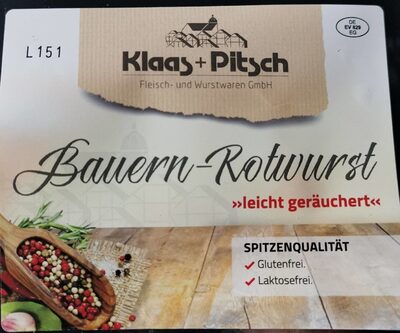 Bauern Rotwurst