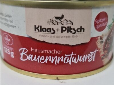 Bauernrotwurst