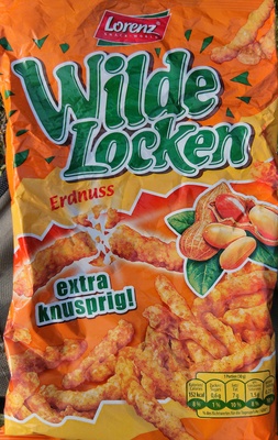 Wilde Locken Erdnuss front packaging