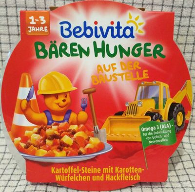 Bären Hunger auf der Baustelle