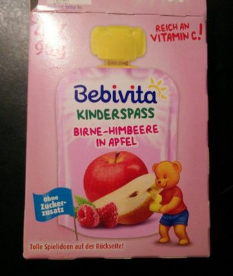 Quetschi Birne-Himbeere in Apfel