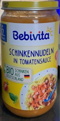 Schinkennudeln in Tomatensoße