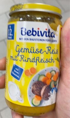 Gemüse-Reis mit Rind