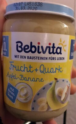 Frucht + Quark Apfel-Banane