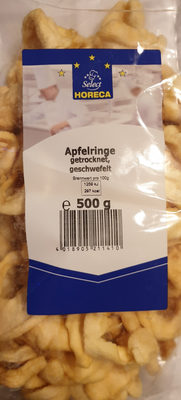 Apfelringe getrocknet, geschwefelt front packaging