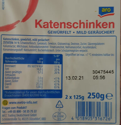 Kartenschinken