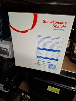 Nudeln Spätzle front packaging