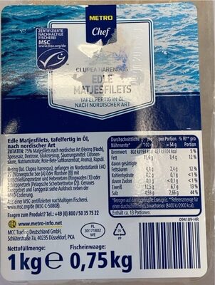 Matjesfilets front packaging