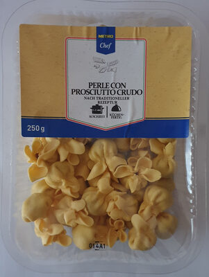 Perle con prociutto crudo