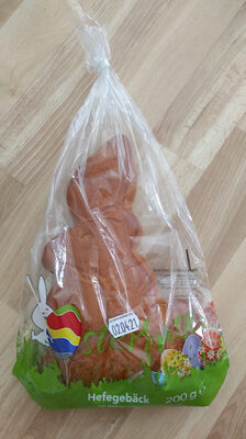 Hefegebäck mit Hühnervollei front packaging