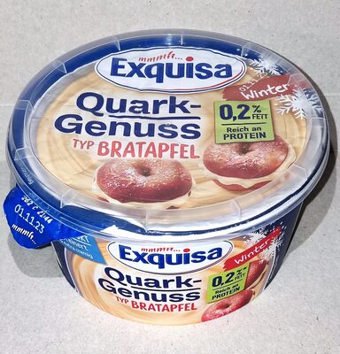 Quarkgenuss - Typ Bratapfel front packaging