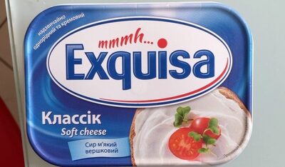 Exquisa Soft Cheese front packaging