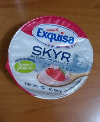 Skyr lampone e cranberry