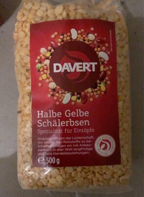 Halbe Gelbe Schälererbsen