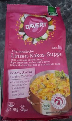 Soupe thaï aux lentilles et à la noix de coco