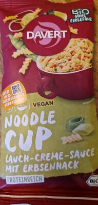 Noodle Cup - Lauch-Creme-Sauce Mit Erbsenhack