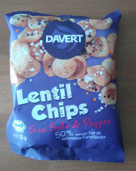Lentil Chips Sea Salt & Pepper