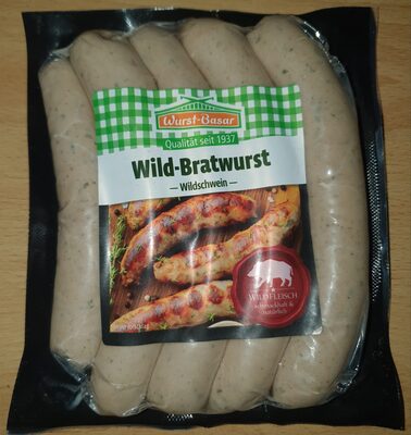 Wildbratwurst - Wildschwein - front packaging