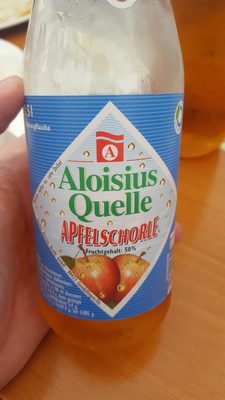 Aloisius Quelle Apfelschorle, Apfelschorle