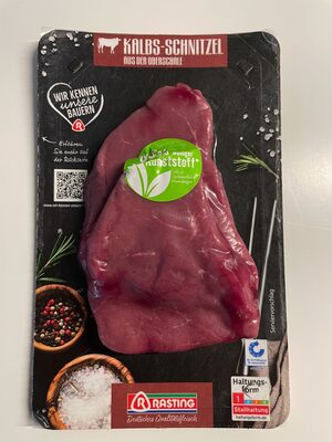 Kalbs-Schnitzel aus der Oberschale front packaging