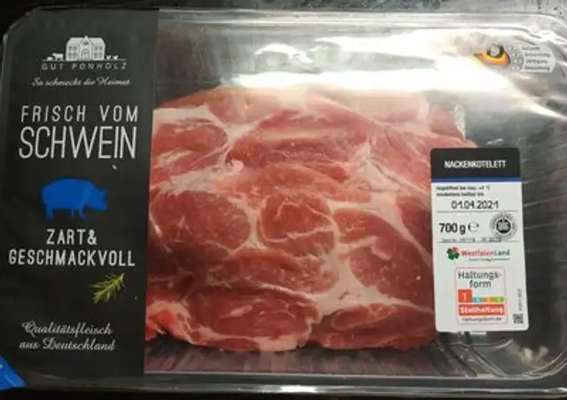 Nackenkotelett front packaging