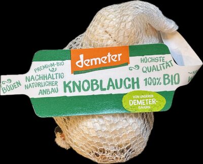 Knoblauch Bio weiß