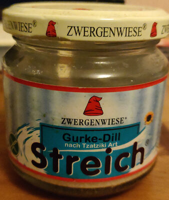 Zwergenwiese Gurke-dill Streich Nach Tzatziki Art, 180 GR Glas