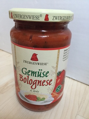 Gemüse Bolognese front packaging