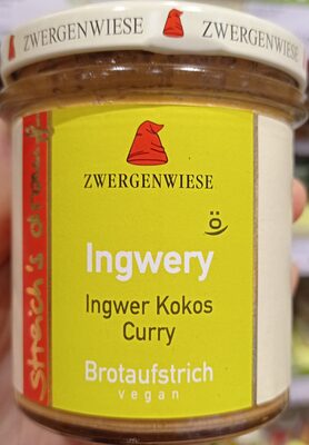 Brotaufstrich Ingwer Kokos Curry