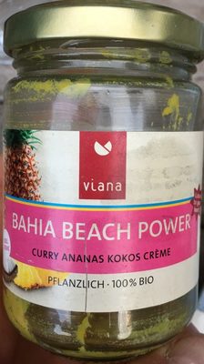 Viana Bio Bahia Beach Power Curry Ananas Kokos Creme 140 g