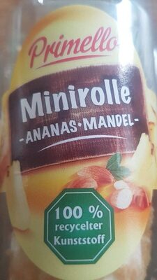 Frischkäserolle Minirolle Ananas Mandel