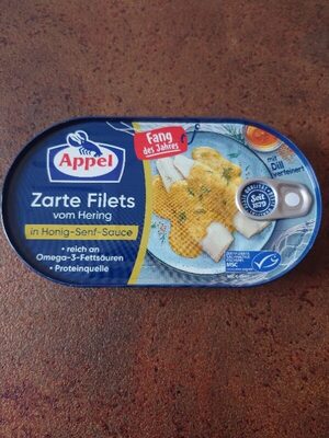 Zarte Heringsfilets Honig Senf