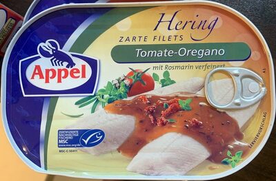 Hering zarte Filets Tomate-Oregano