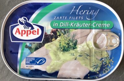 Heringsfilets Dill-Kräuter-Creme