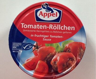Heringsfilet Tomaten-Röllchen