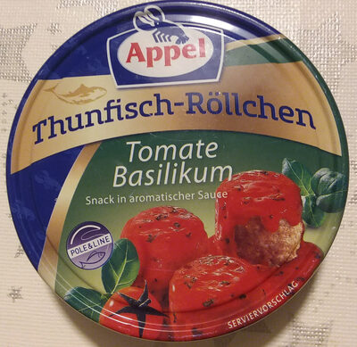 Thunfisch - Röllchen Tomate Basilikum