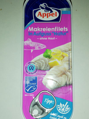 Makrelenfilet in Aufguss Natur