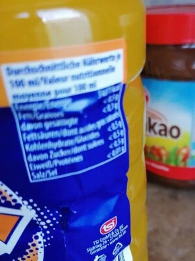 Mr max nutrition facts table