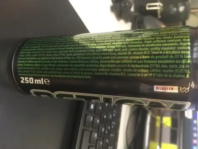 Energy green apple ingredients label