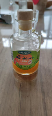 Bio Sanddorn Likör front packaging