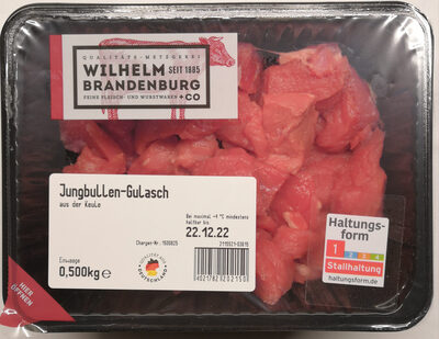 Jungbullen-Gulasch aus der Keule