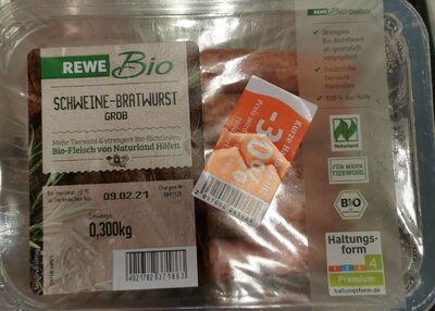 Schweine-Bratwurst Grob