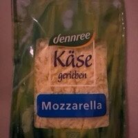 Mozzarella gerieben front packaging