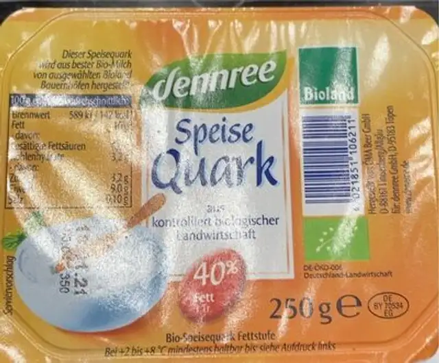 Speisequark front packaging