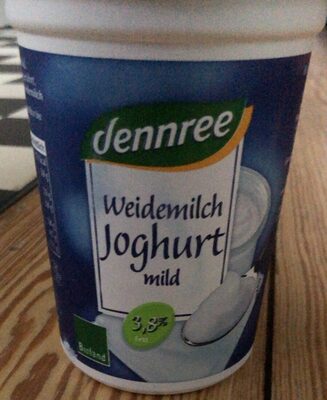 Weidemilch Joghurt mild front packaging