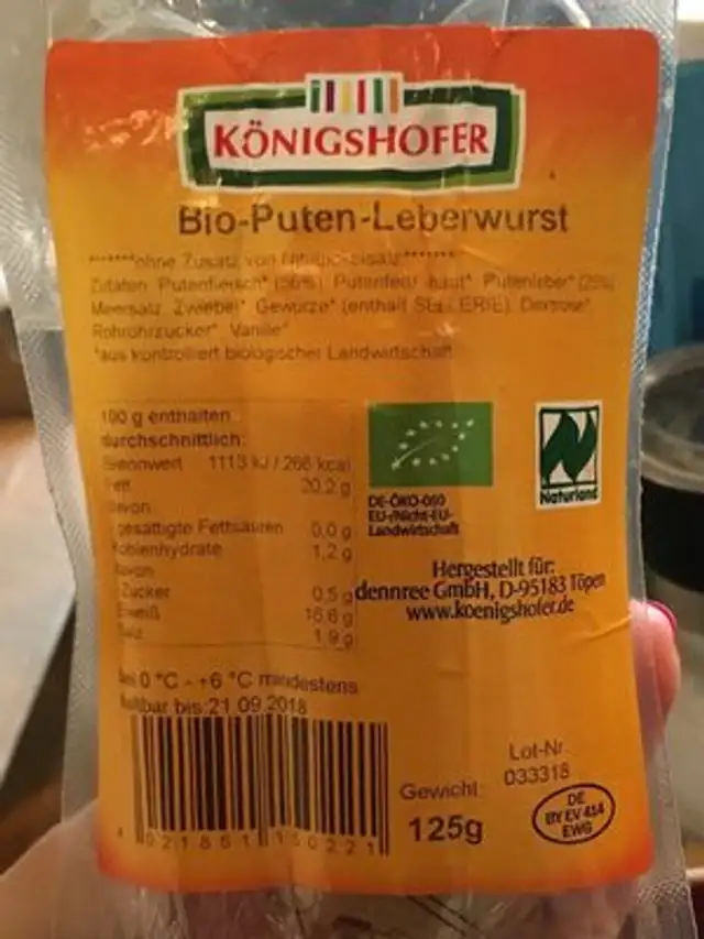 Bio-Puten-Leberwurst